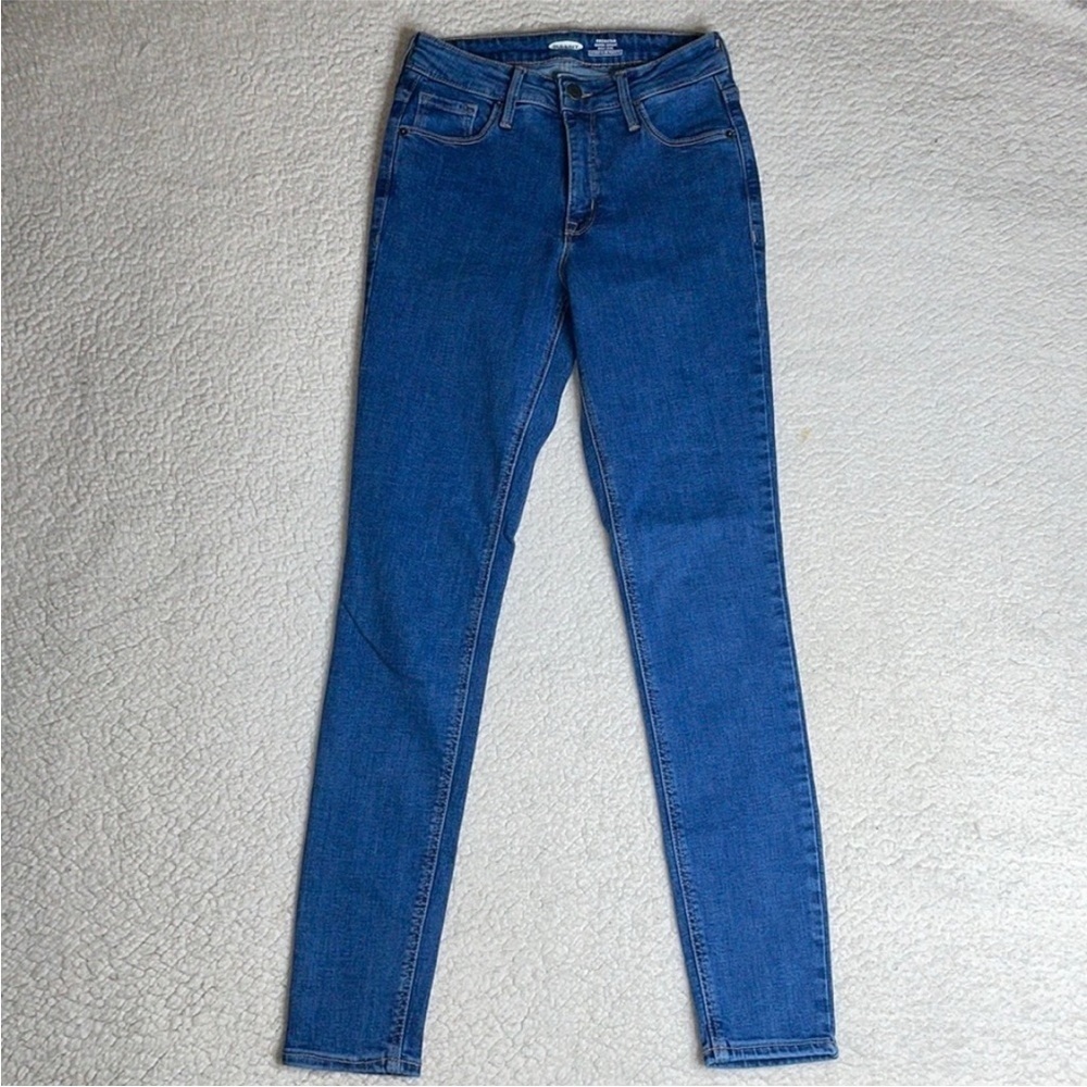 Old Navy Rockstar Denim Jeans Skinny High Rise secret, slim pocket Size 0